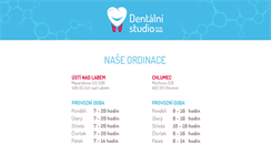 Desktop Screenshot of dentalnistudio.cz